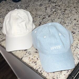 Levi's Light Blue and Main Character White Hat